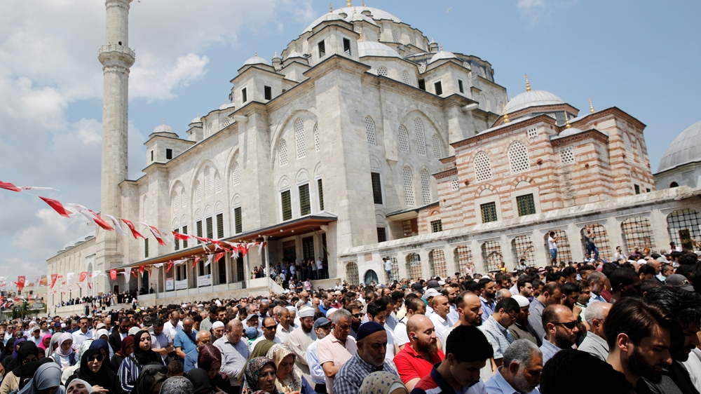 Turkey prayers Morsi