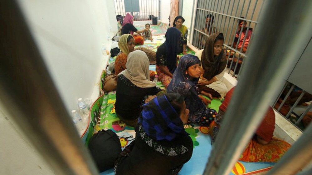 Rohingya detained in Thailand