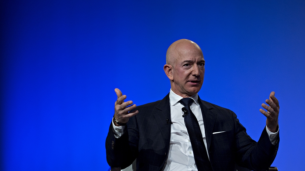 AMAZON Founder & CEO Jeff Bezos at Cyber Conf./BBG