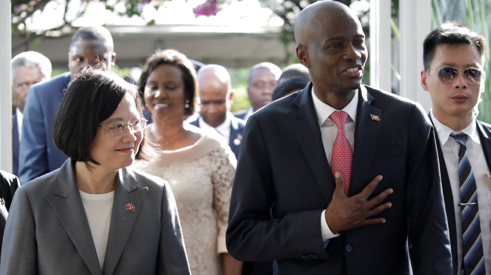 Taiwan's President Tsai Ing-wen visits Haiti