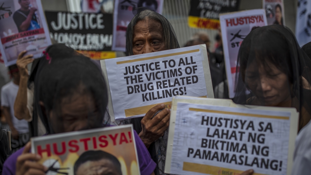 Filipinos Protest Against The War On Drugs