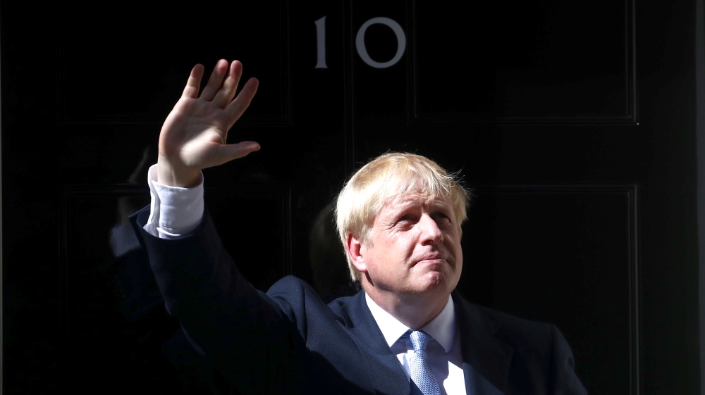 Britain''s new Prime Minister, Boris Johnson, enters Downing Street, in London, Britain July 24, 2019