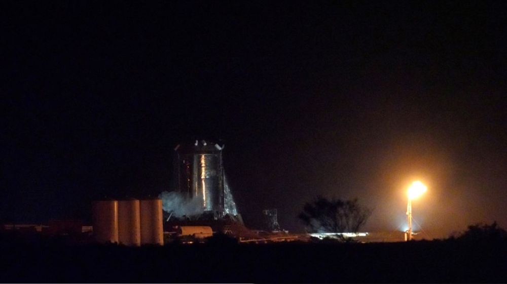 Starhopper launch