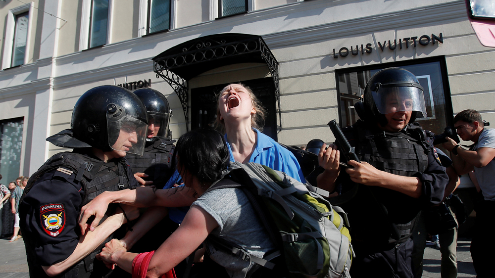 Moscow protest