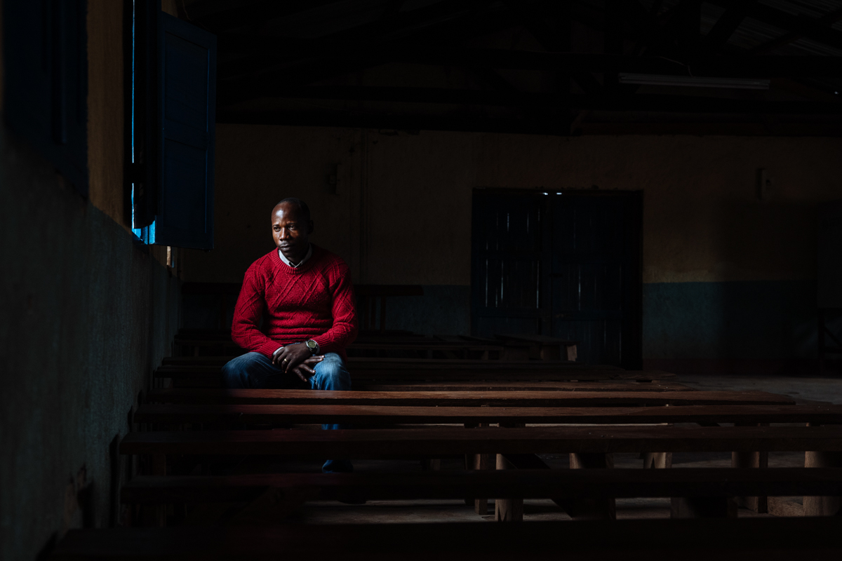 More than 5,000 people attend Saint Emmanuel’s Church in Komanda where Pastor Josue dispels myths that Ebola is a form of black magic in his weekly sermons. Quote from Josue: “If my parishioners want