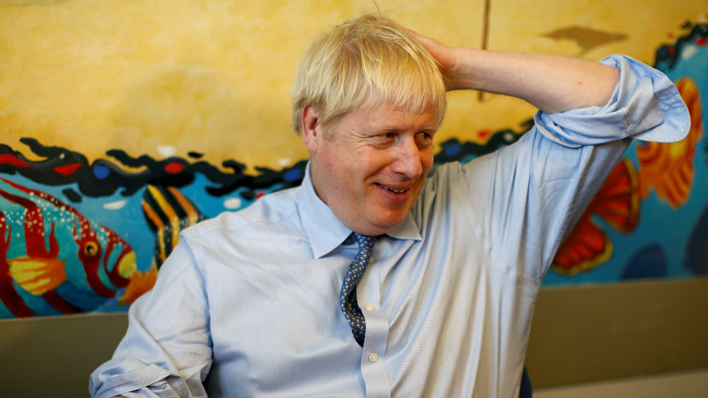 Boris in Truro - reuters