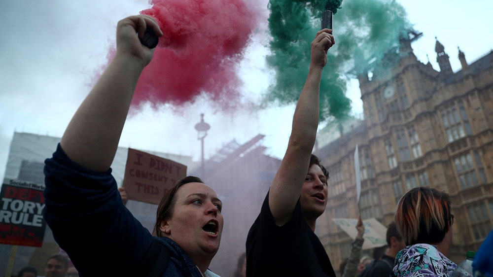 Anti Brexit protestors
