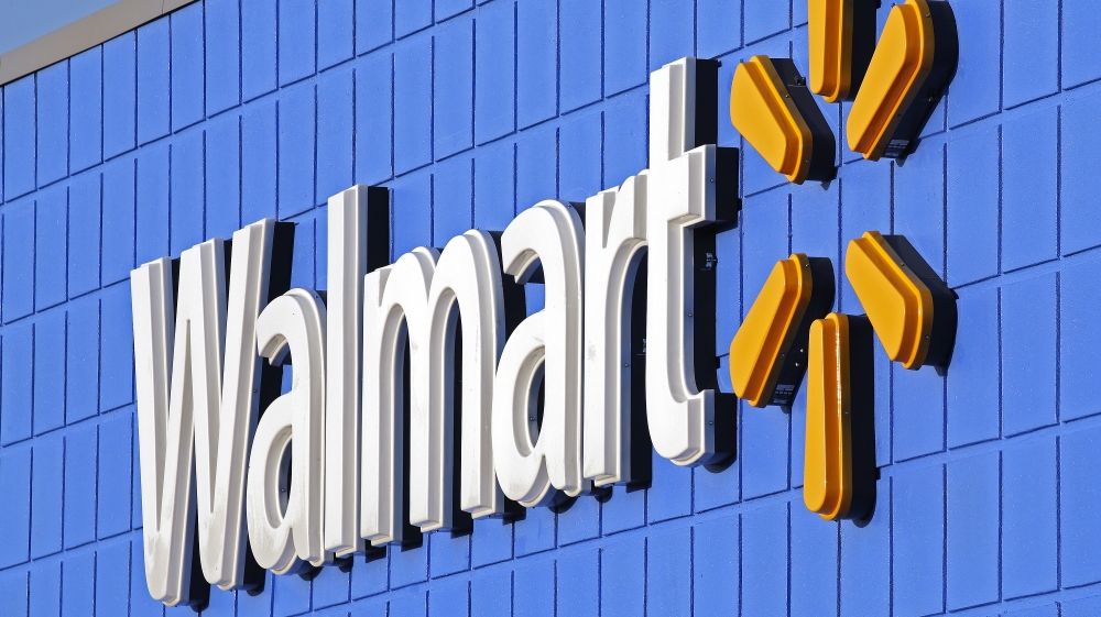 A Walmart store in Commerce, Texas, USA, 04 September 2019
