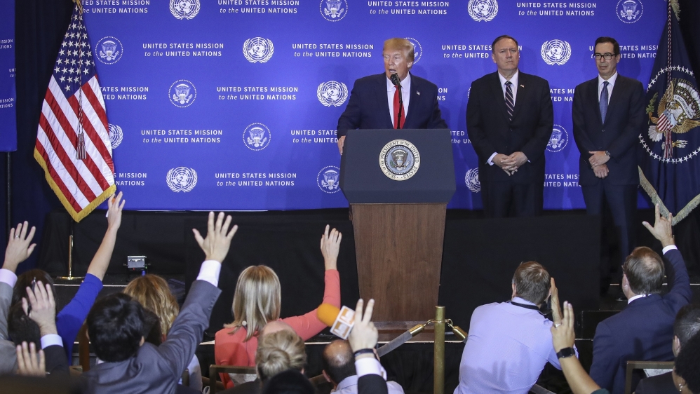 Trump - Pompeo - Mnuchin