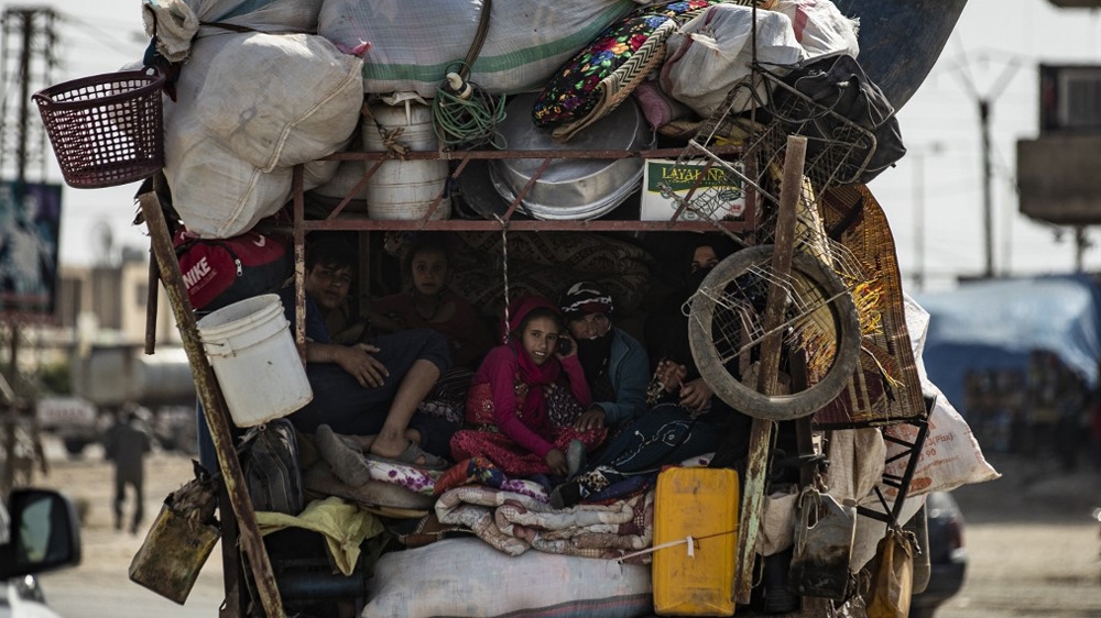 Displaced Syrians in Tal Tamr