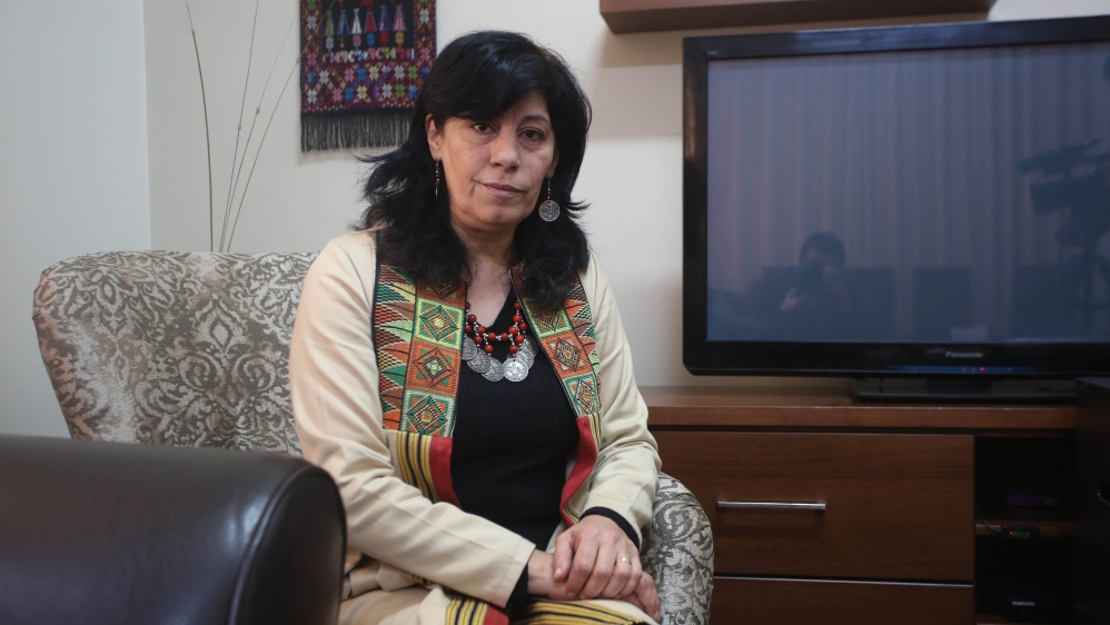 Former Palestinian lawmaker Khalida Jarrar