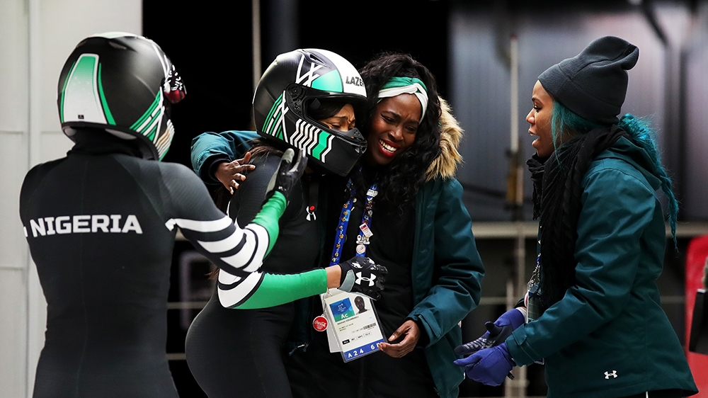 Nigerian women''s bobsled team