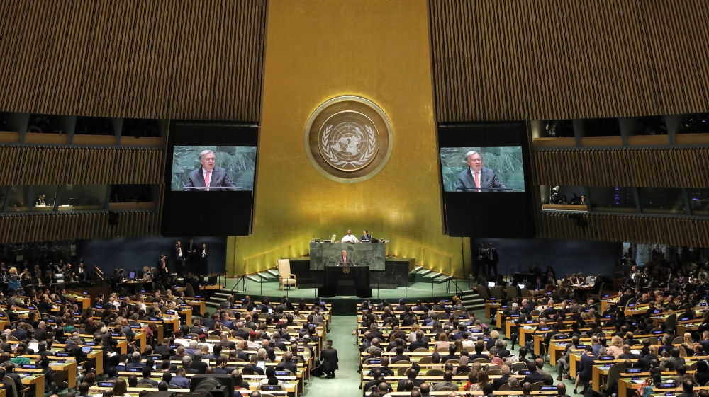 UN assembly secretary general speech Reuters