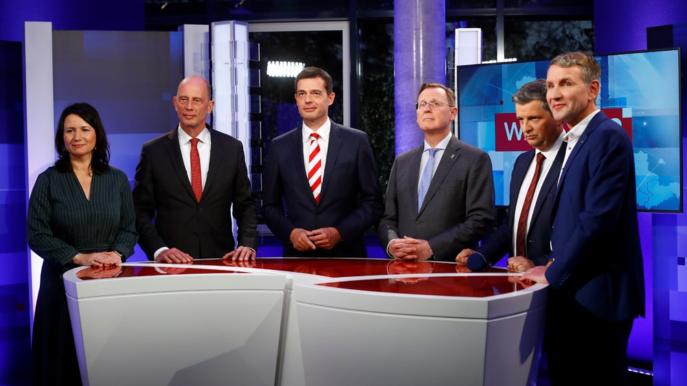Thuringia state election in Germany