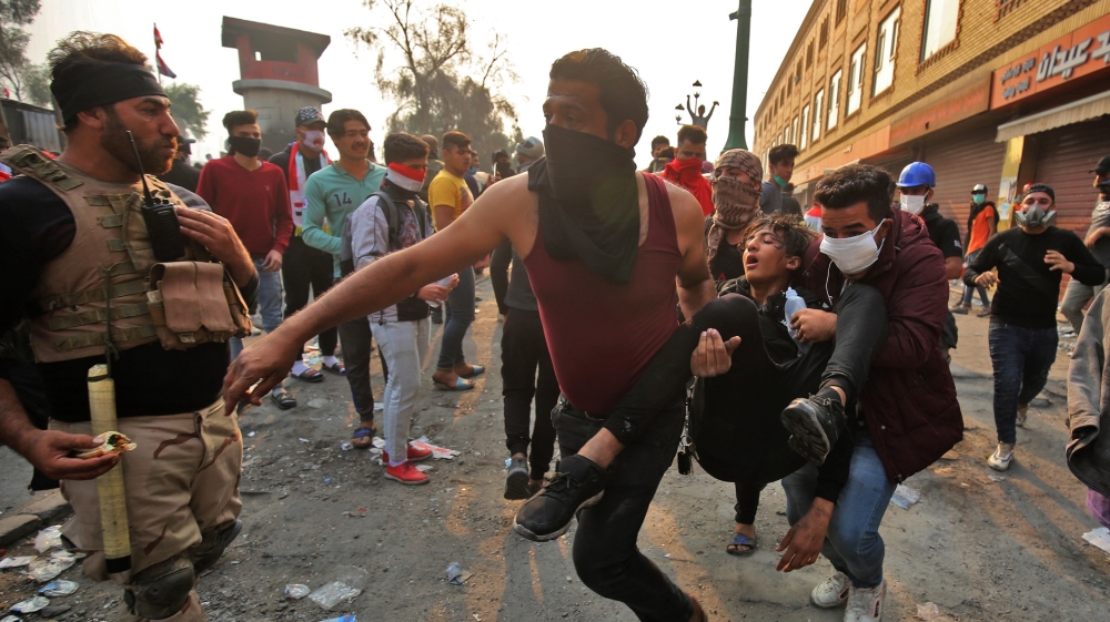 Baghdad, Iraq protest