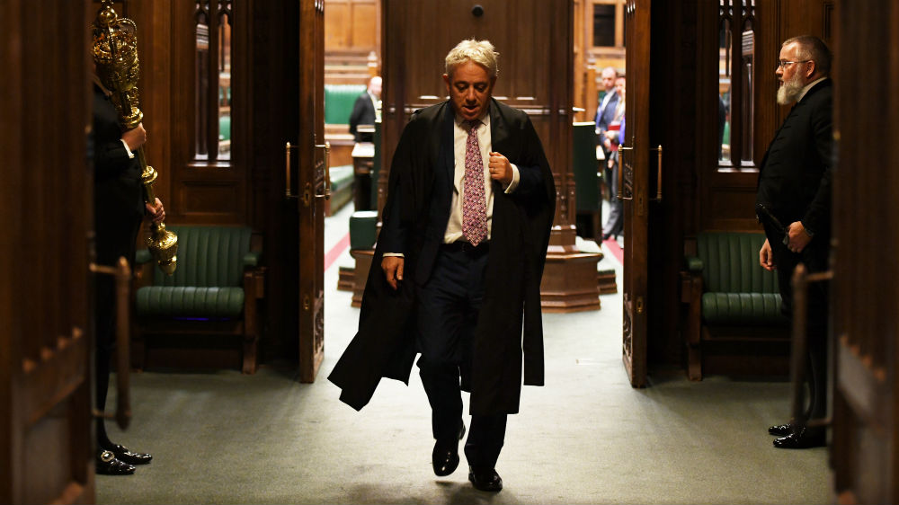 Bercow departs - reuters