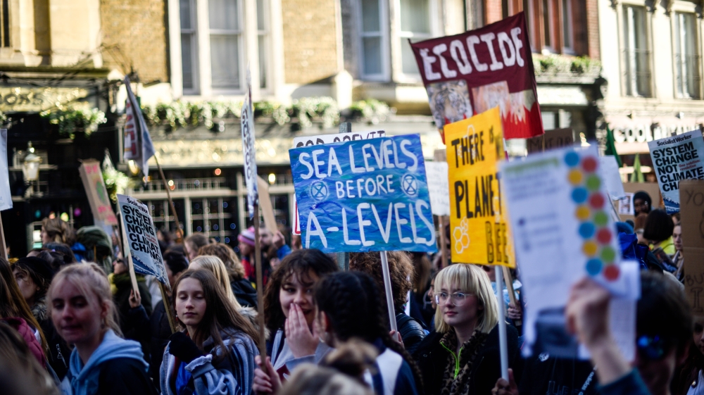 "Fridays For Future" Climate Protest Takes Place In London