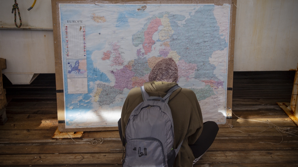 Migrants rescued from Mediterranean on Ocean Viking after fleeing Libya