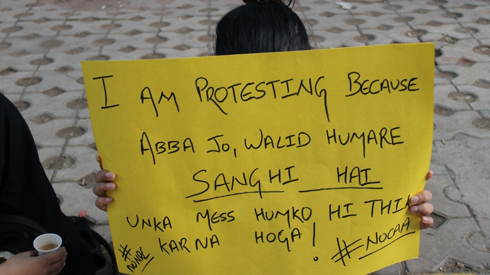 India protests