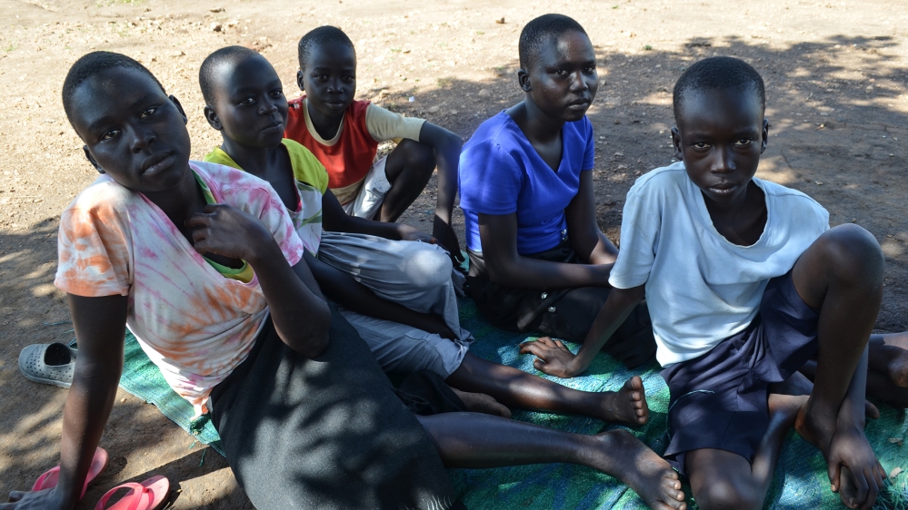 Uganda child refugees