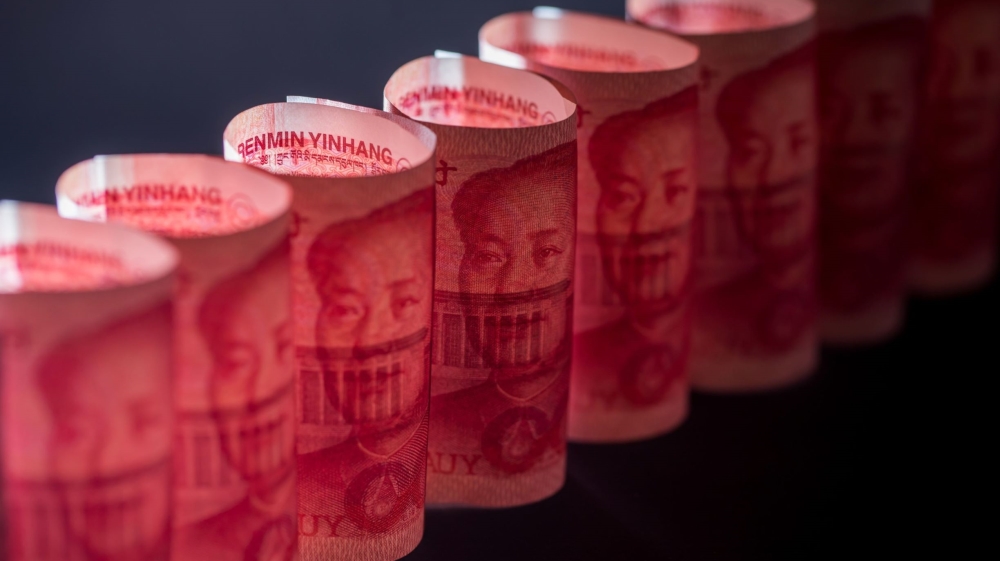 Chinese One Hundred Yuan Banknotes