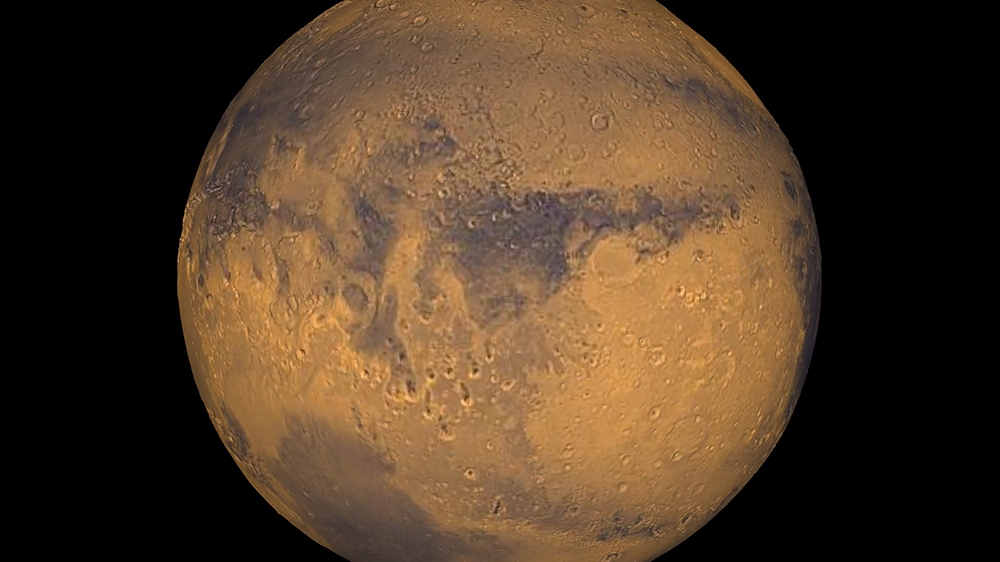 Mars as in the red planet