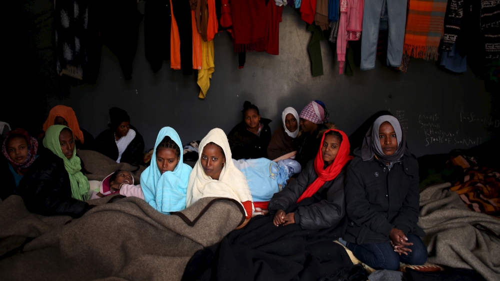 female migrants libya