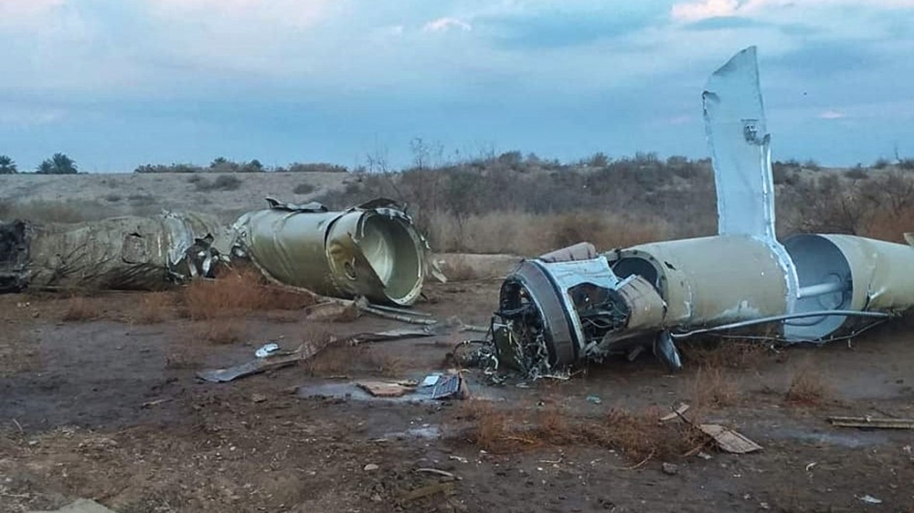 Pieces of missiles are seen at the rural area of Al-Baghdadi town after Iran''s Islamic Revolutionary Guard Corps (IRGC) targeted Ain al-Asad airbase in Iraq, a facility jointly operated by U.S. and I
