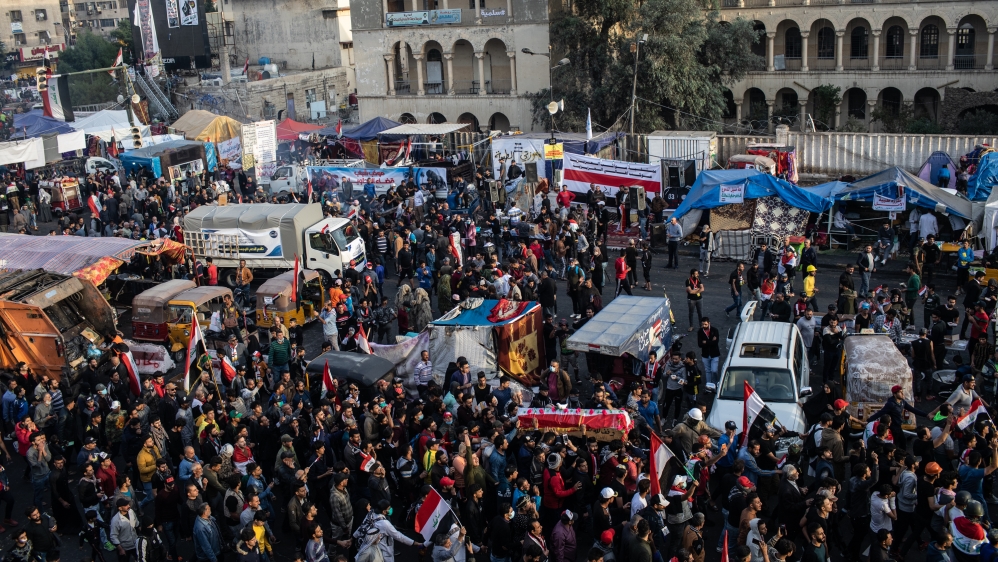 Iraqis Continue Anti-government Protests