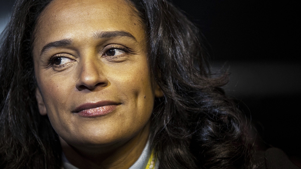 Isabel dos Santos, billionaire, former chairman of Sonangol Holding-Sociedade Nacional de Combustiveis de Angola EP, attends the inauguration of Efacec Power Solutions SA''s new electric mobility in