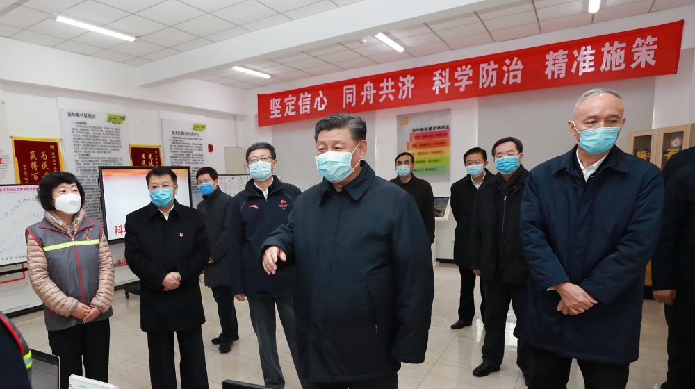 A picture released by Xinhua News Agency shows Chinese President Xi Jinping, also general secretary of the Communist Party of China (CPC) Central Committee and chairman of the Central Military Commiss