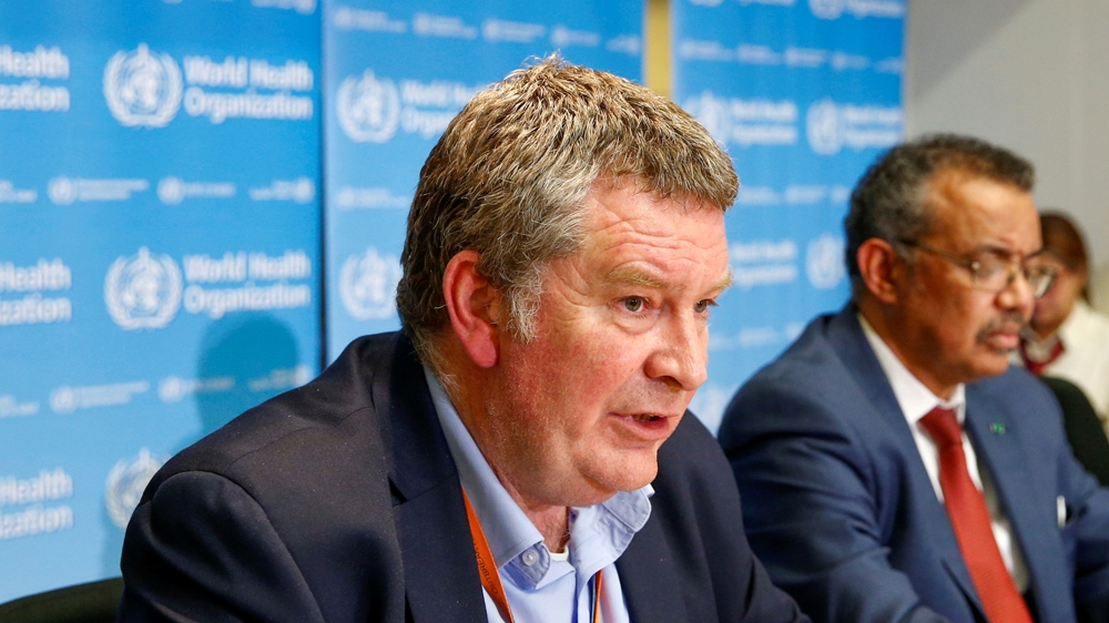 Executive Director of the World Health Organization's (WHO) emergencies program Mike Ryan speaks at a news conference on the novel coronavirus (2019-nCoV) in Geneva, Switzerland February