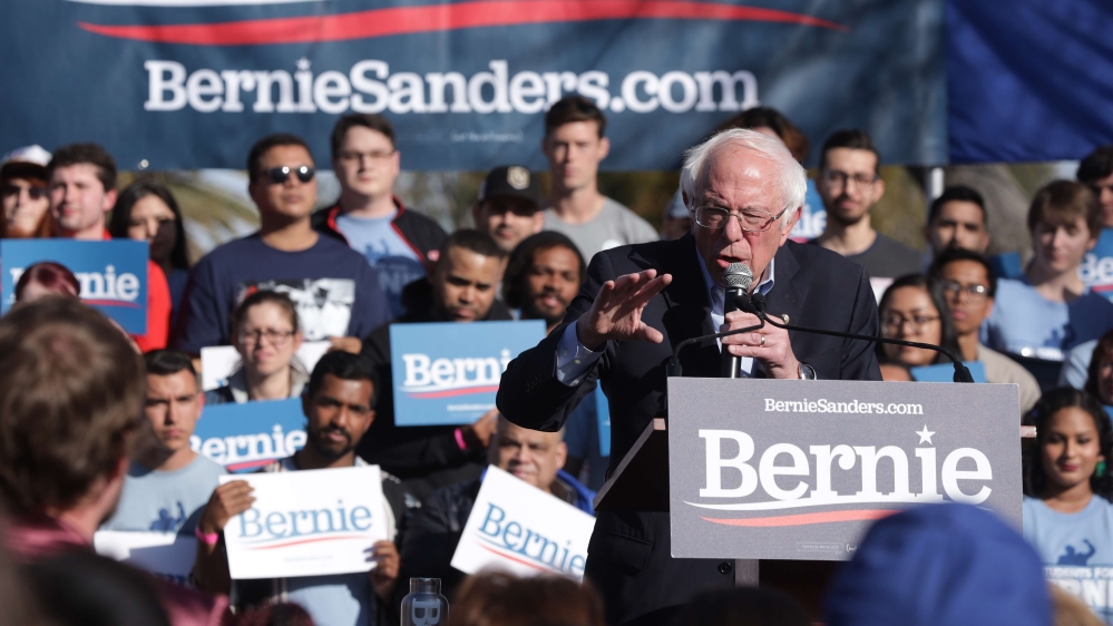 Bernie Sanders Campaigns In Las Vegas In Week Leading Up To Caucus