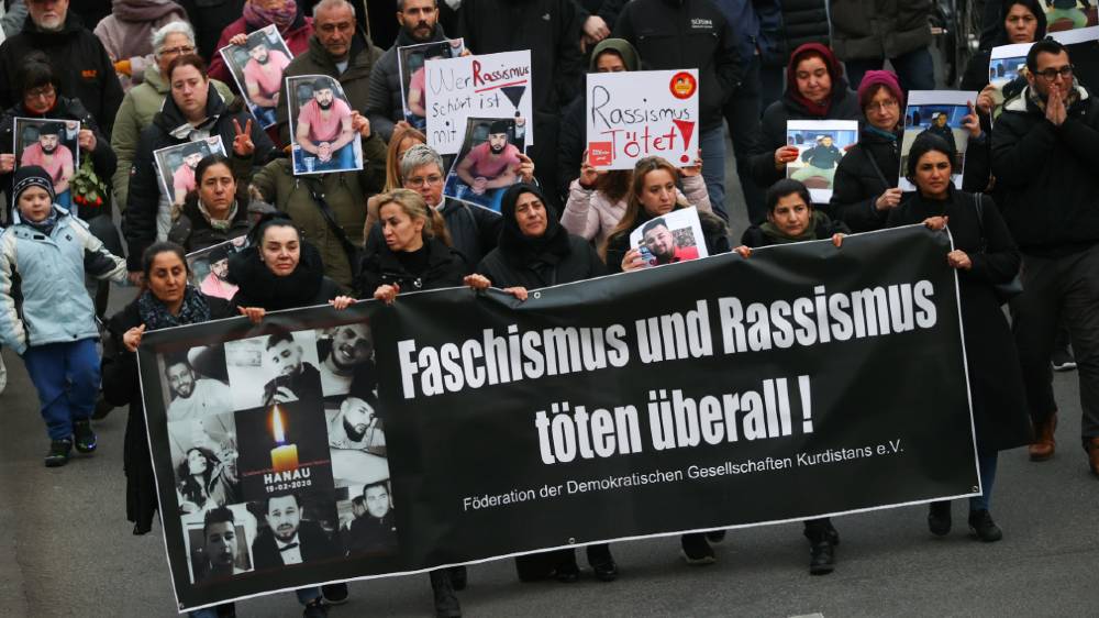 Hanau vigil - Reuters