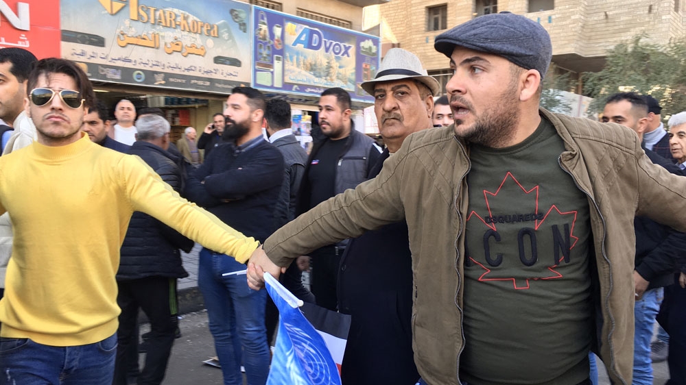 Iraq protesters [Sofia Barbarani/Al Jazeera]