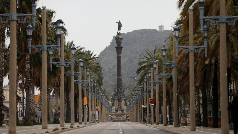 Barcelona deserted - reuters