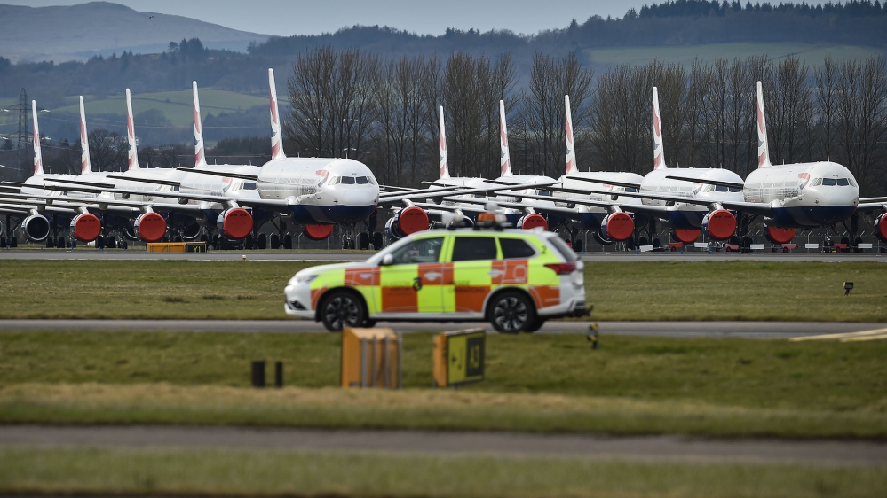 Covid19 grounds BA flights