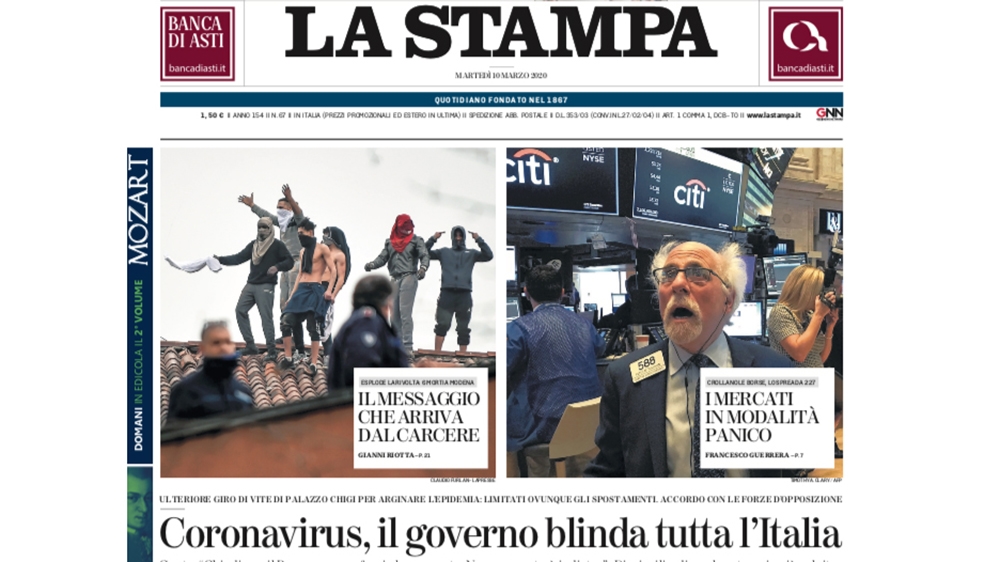 italy newspaper