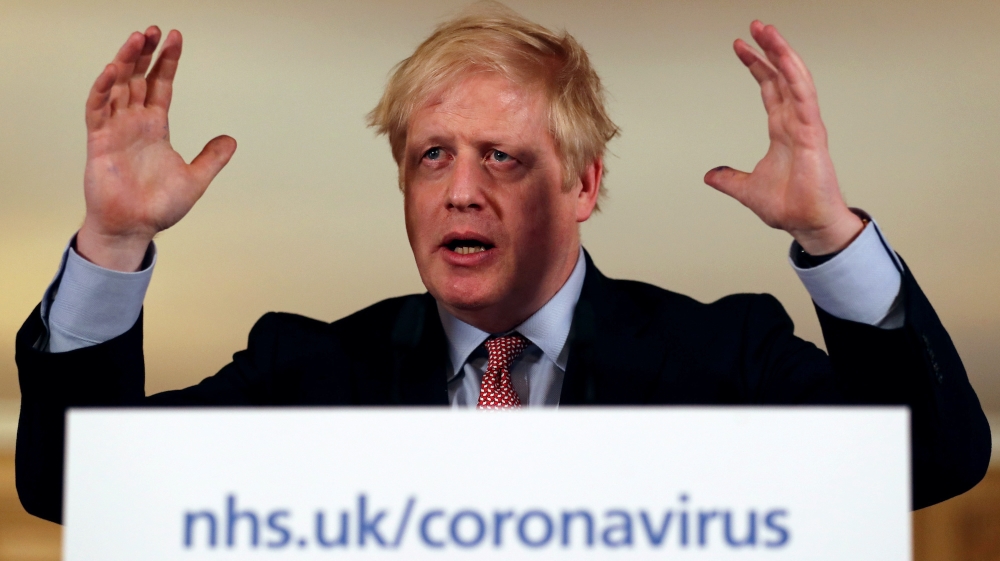 Corona UK press conf Reuters