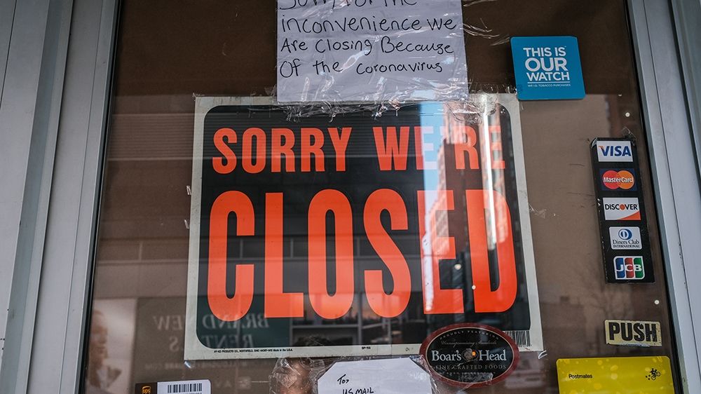 USA closed for business