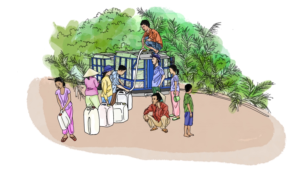 Illustration - Vietnam Mekong Delta [Zoe Osborne/Al Jazeera]