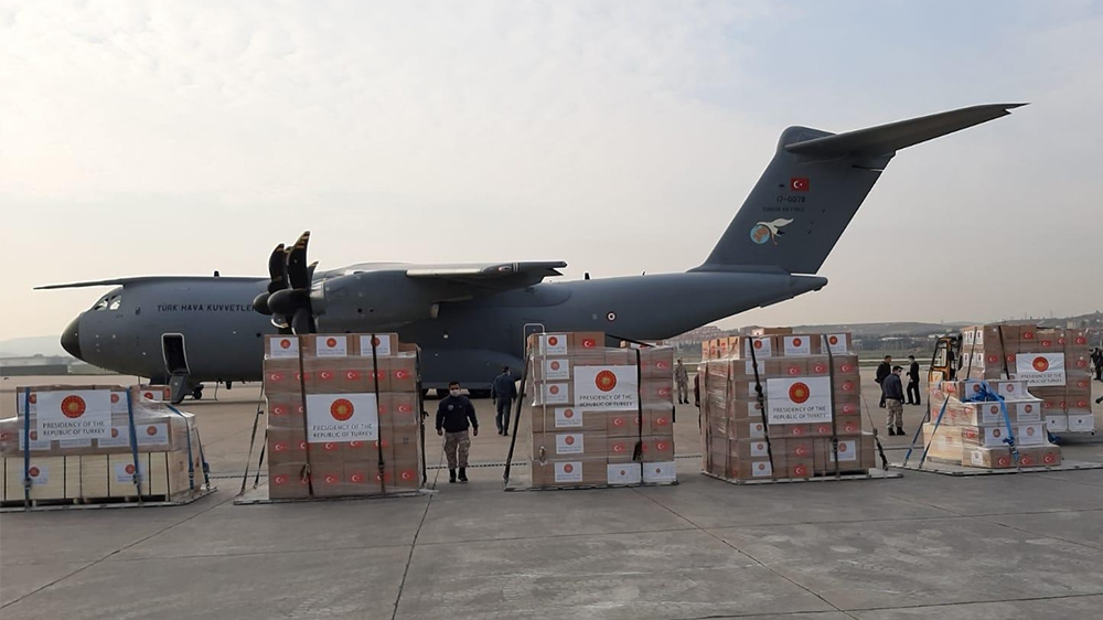 Turkish aid to Spain [Handout Turkish ppresidency]