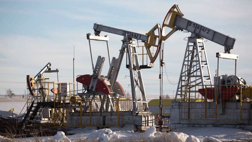 Pumping Jacks As Oil Rally Falters In Escalating Price War