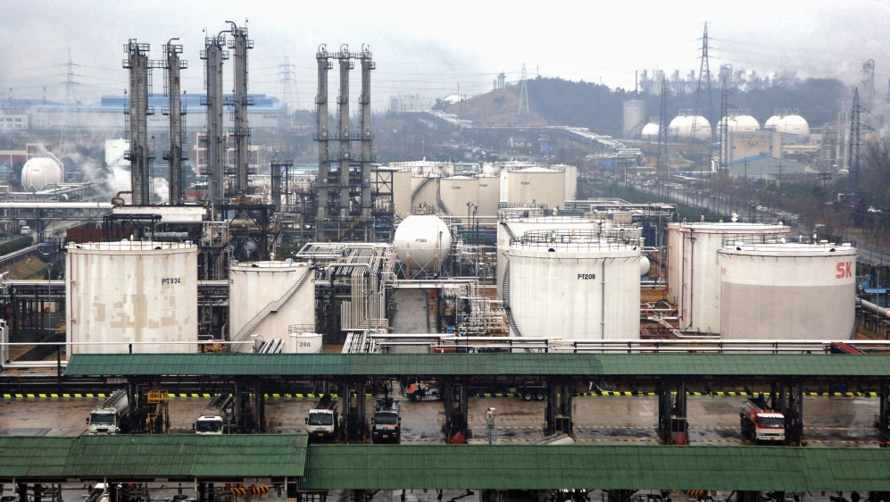 South Korea oil storage