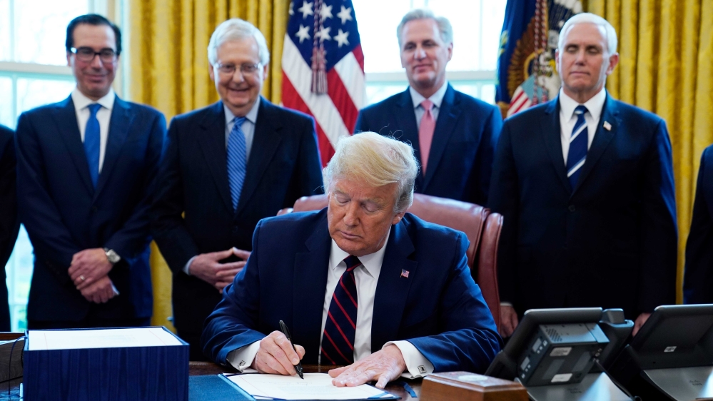 Trump signing