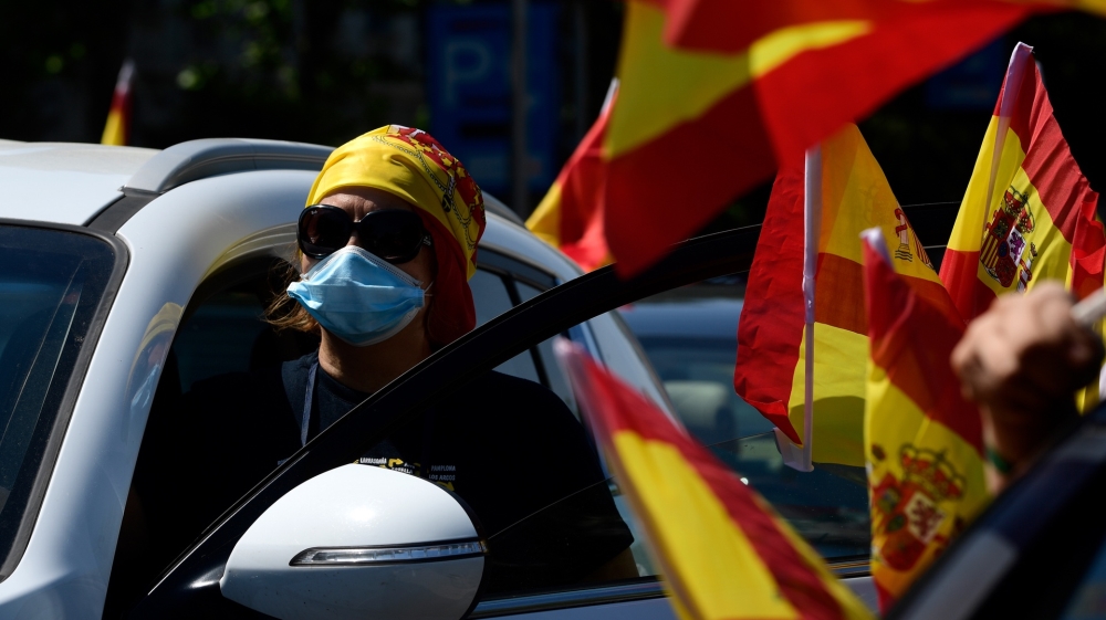 Madrid Spain protest Vox