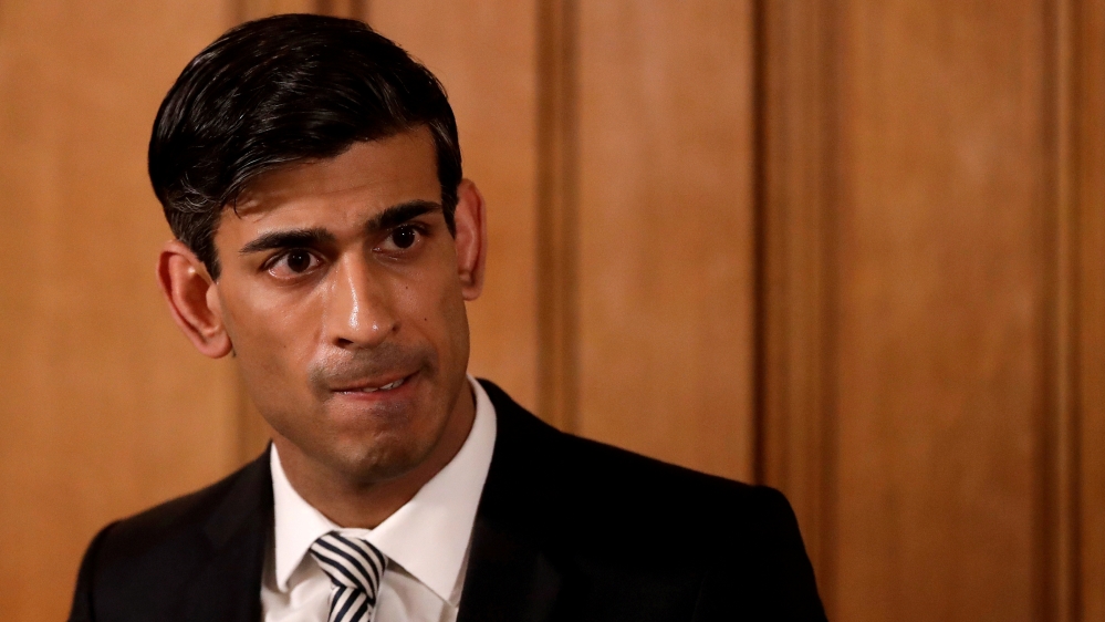UK Chancellor Rishi Sunak