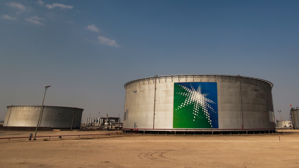 oil tanks at Saudi Aramco