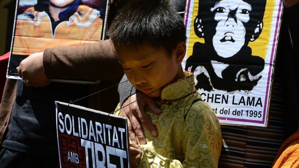 Rally in solidarity with The Panchen Lama