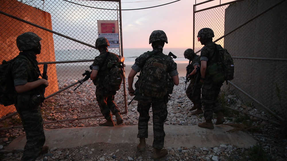 South Korea soldiers